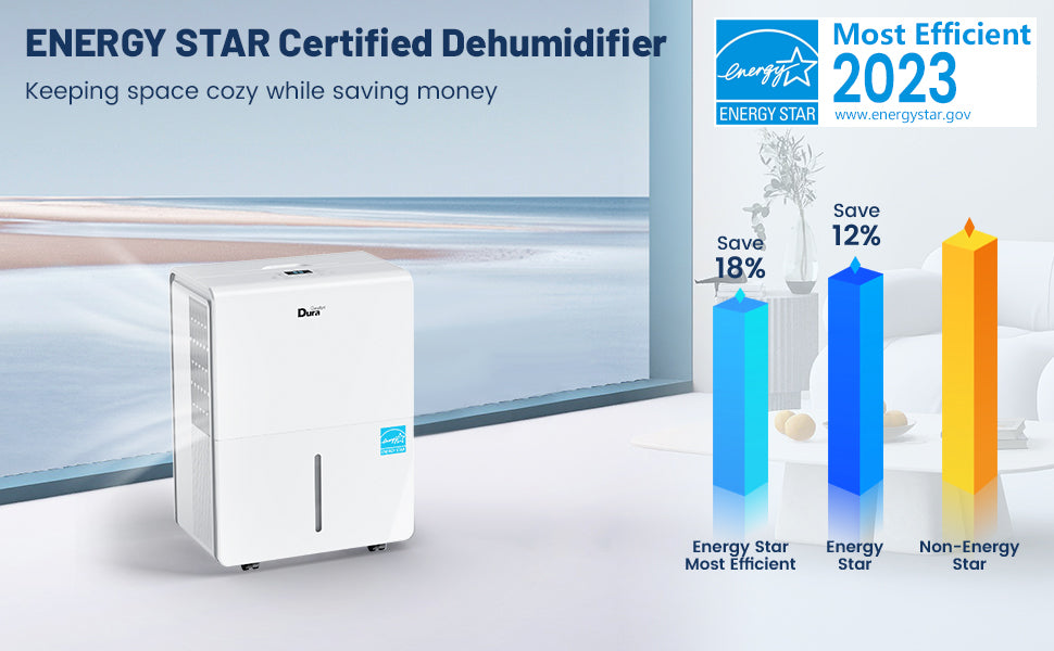 DuraComfort Dehumidifiers with Pump / hose for Basements 50 Pint (70 Pint 2012 DOE)Energy Star Certified