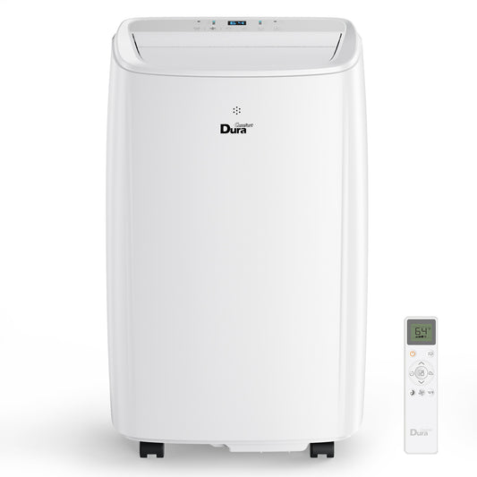 DuraComfort Portable Air Conditioner Cooling, Dehumidifier, Fan 3-in-1 – 10000 BTU (ASHRAE) /  6300 BTU (SACC) Portable AC Unit with Remote Control