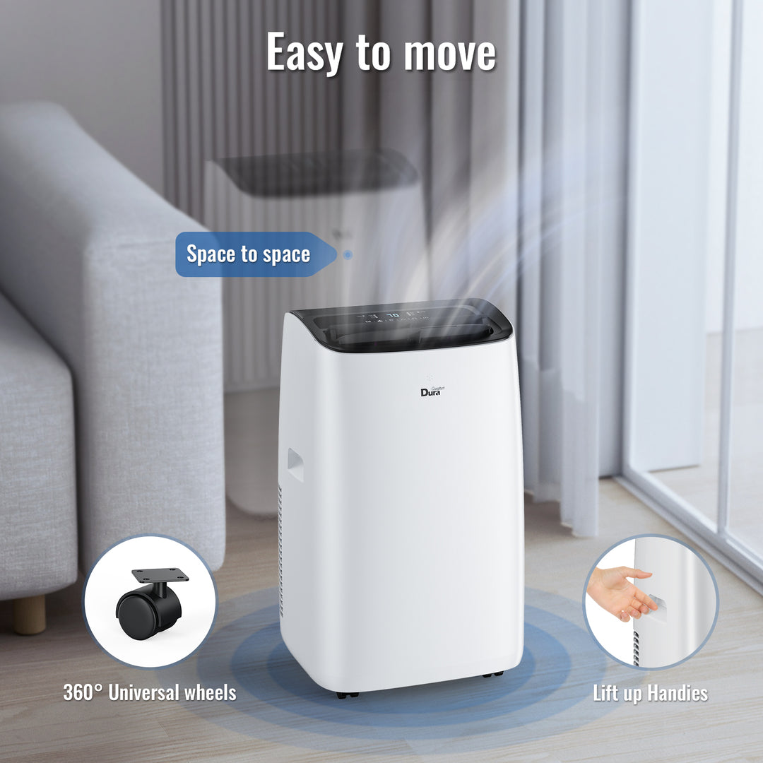 DuraComfort Cooling Portable Air Conditioners, 14000 BTU(Ashrae) / 10200 BTU(SACC) with Remote Control