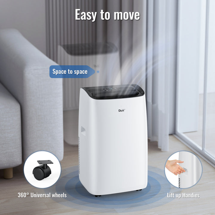 DuraComfort Cooling Portable Air Conditioners, 14000 BTU(Ashrae) / 10200 BTU(SACC) with Remote Control