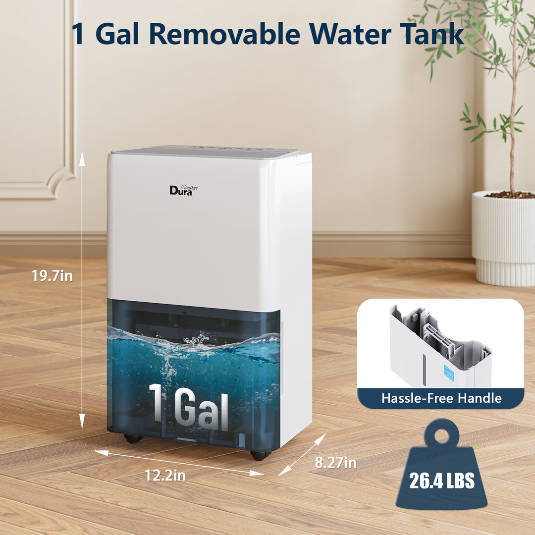 Dehumidifier for Basement,Up to 1500 Sq.Ft ,25 Pints (35 Pints 2012 DOE) Energy Star Certified Dehumidifiers