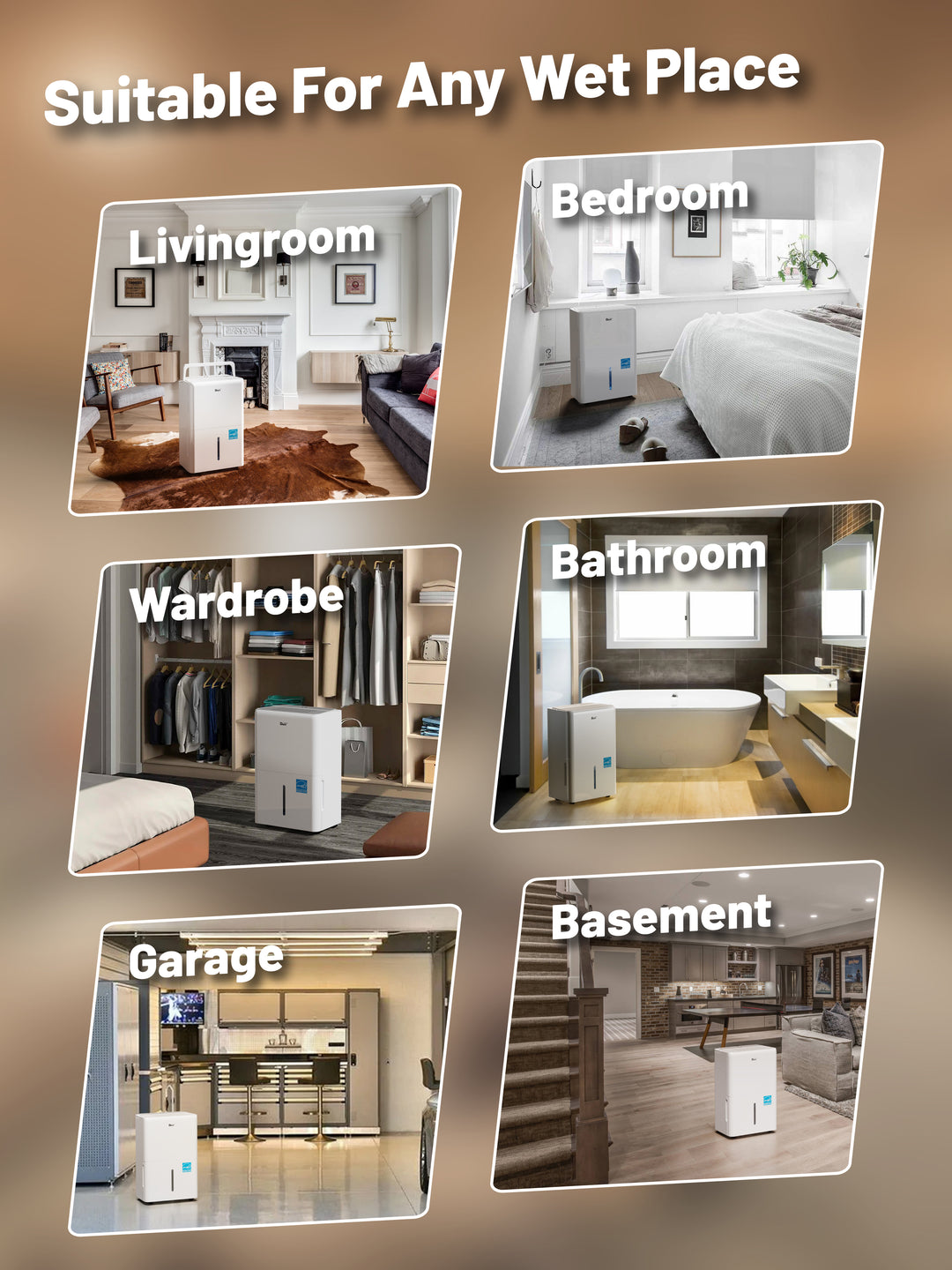 DuraComfort 115 Pints Dehumidifie for Basement with Pump, 4500 Sq.Ft Energy Star for Large Rooms, Powerful Humidity Control, Easy Drainage (DOE Rating 50 Pints/Day)