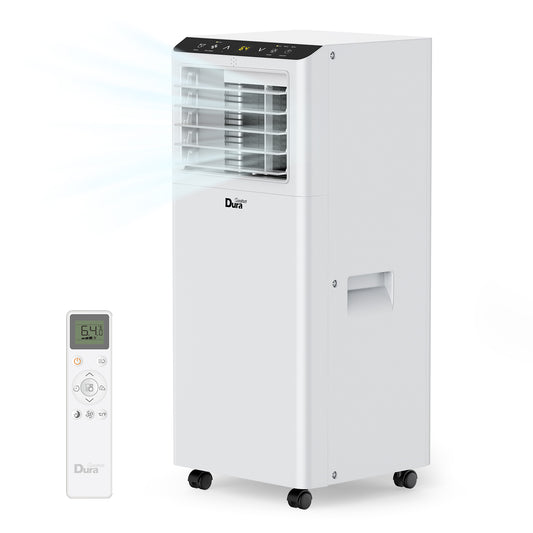 DuraComfort 8,000 BTU ASHRAE Portable Air Conditioner, 3-in-1 AC Unit, Cool, Dehumidifier & Fan, for Room up to 175 Sq.Ft 4900 BTU SACC