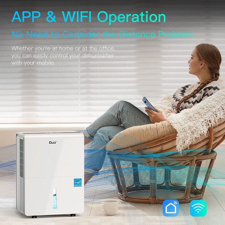 DuraComfort Dehumidifiers with Pump / hose for Basements 50 Pint (70 Pint 2012 DOE)Energy Star Certified