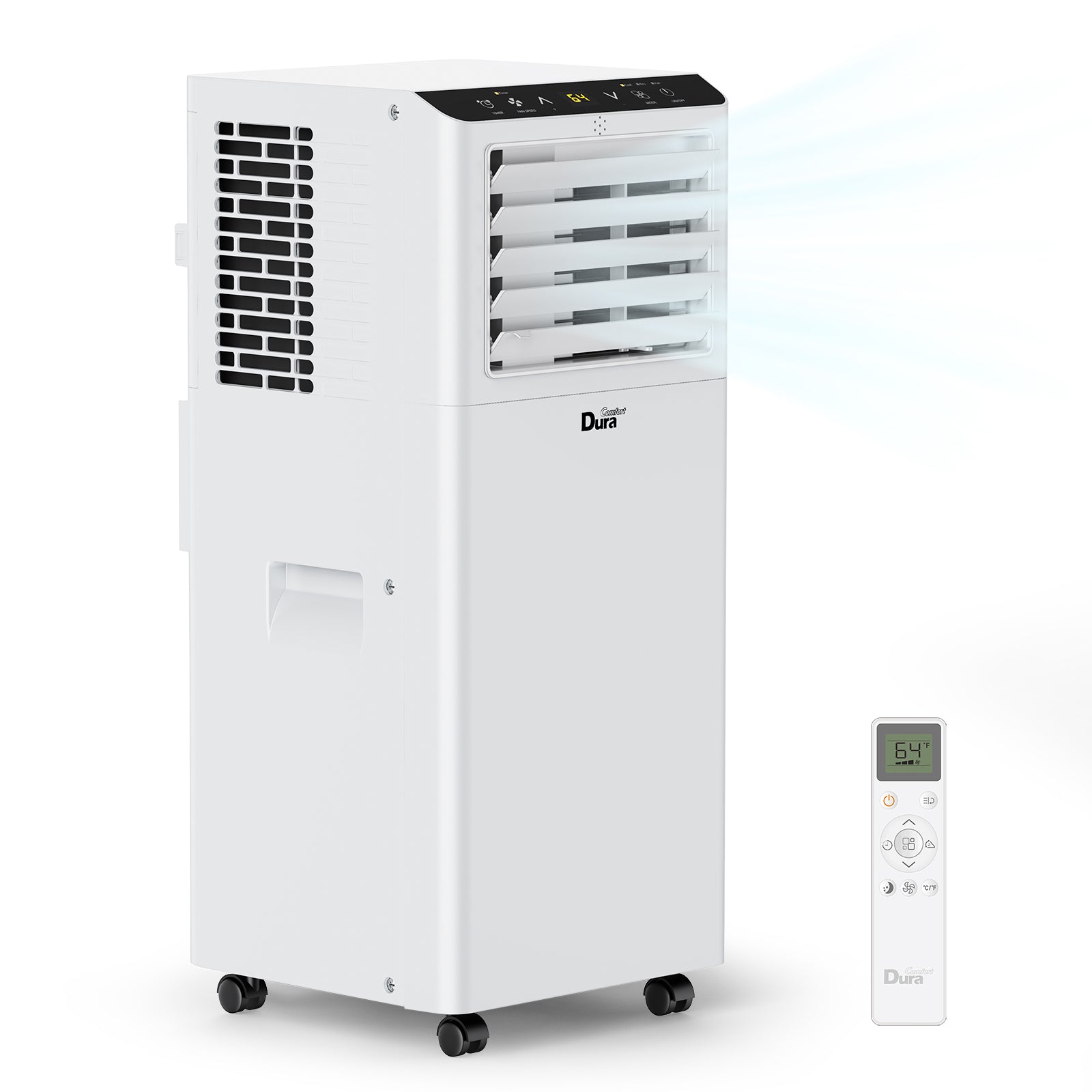 RENEW】DuraComfort 8000 BTU ASHRAE Portable Air Conditioner for Room,