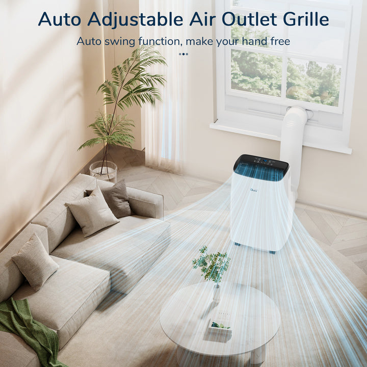DuraComfort 12000 BTU Portable Air Conditioner with Dehumidifier, Fan for Bedroom up to 300 Sq.Ft