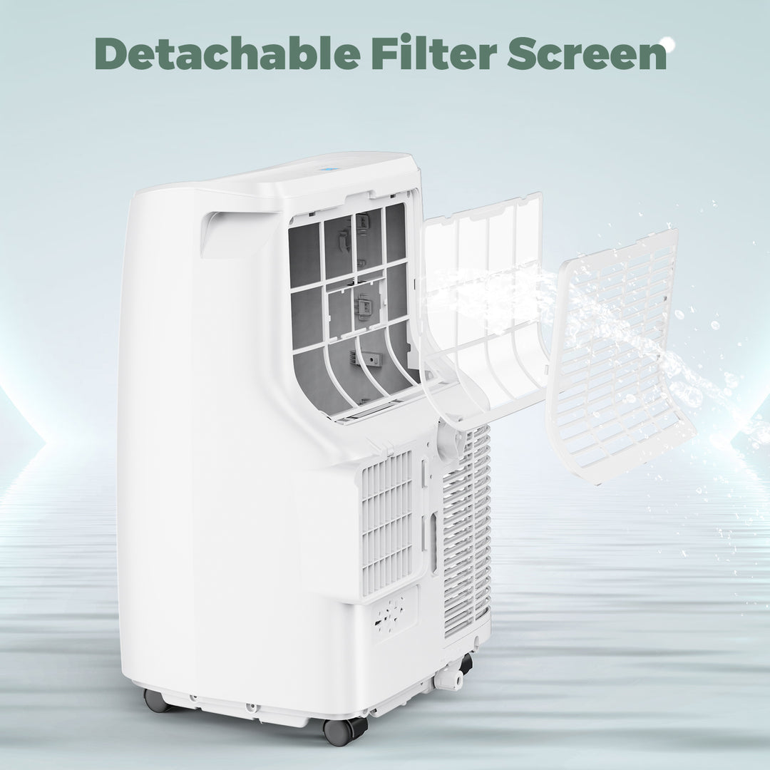 DuraComfort Portable AC Unit 8000 BTU ASHRAE for Room, Cools up to 200 Sq. Ft. with Remote Control