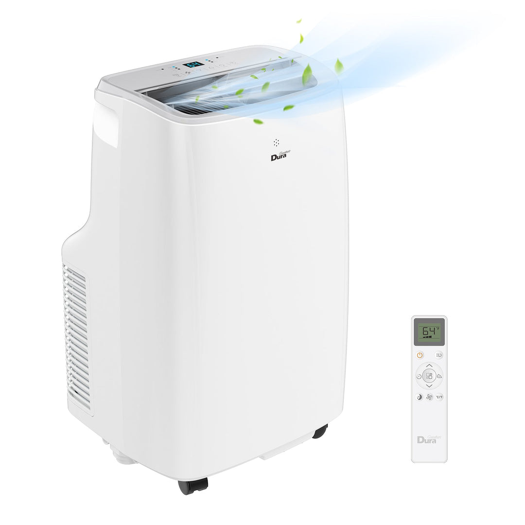 DuraComfort Portable Air Conditioner Cooling, Dehumidifier, Fan 3-in-1 – 10000 BTU (ASHRAE) /  6300 BTU (SACC) Portable AC Unit with Remote Control