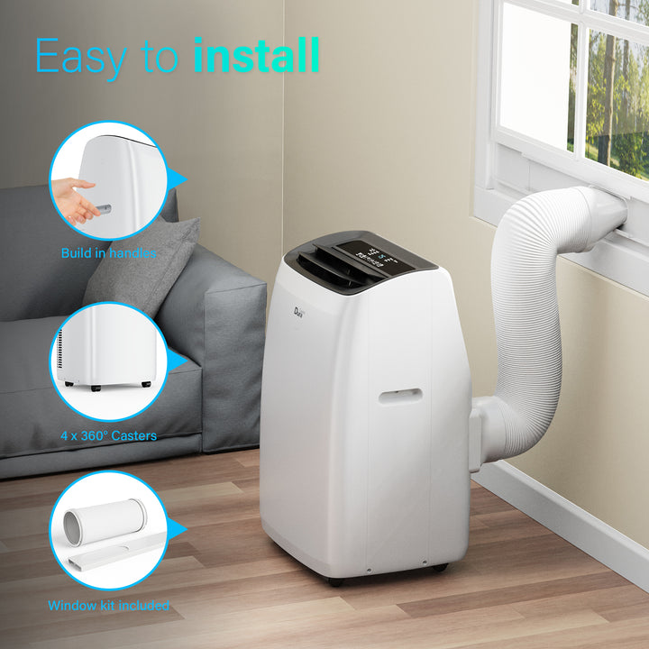 DuraComfort Cooling Portable Air Conditioners, 14000 BTU(Ashrae) / 10000 BTU(SACC) with Remote Control