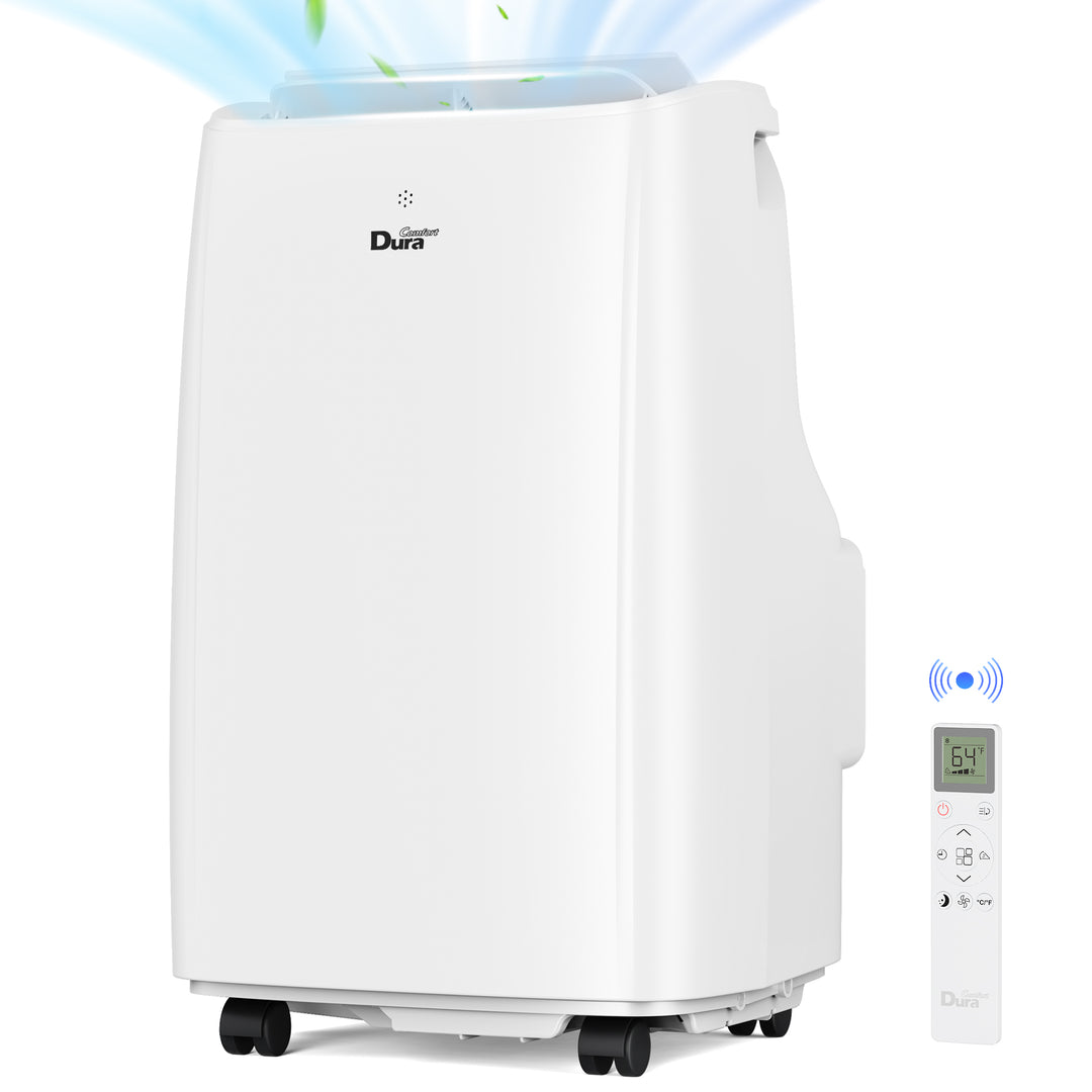 DuraComfort Portable AC Unit 8000 BTU ASHRAE for Room, Cools up to 200 Sq. Ft. with Remote Control