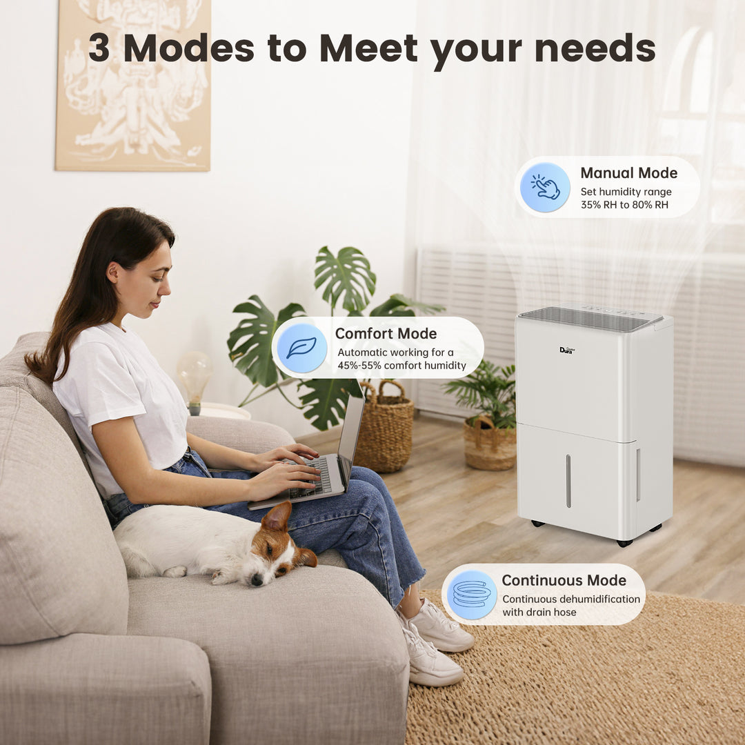 Dehumidifier with Pump ,Up to 4500 Sq.Ft,50 Pints (70 Pints 2012 DOE) Energy Star Certified Dehumidifiers