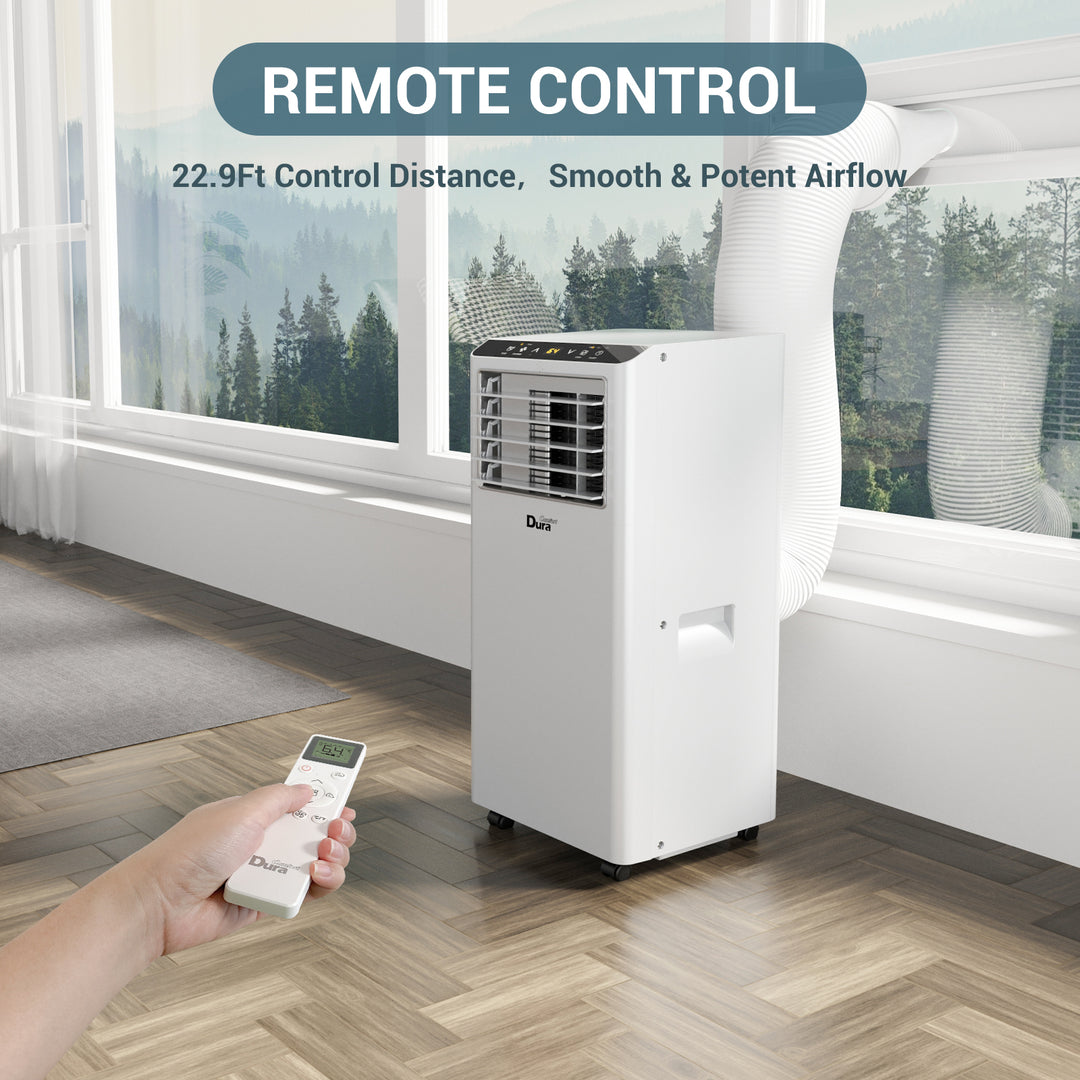 【RENEW】DuraComfort 8000 BTU ASHRAE Portable Air Conditioner for Room, Cools up to 175 Sq. Ft.(5100BTU SACC)