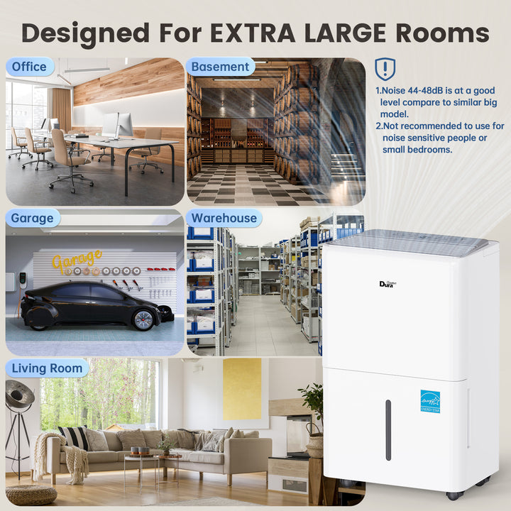 Dehumidifier with Pump ,Up to 4500 Sq.Ft,50 Pints (70 Pints 2012 DOE) Energy Star Certified Dehumidifiers