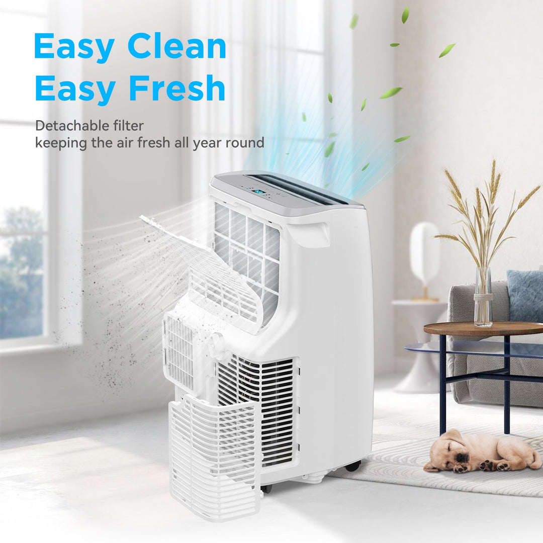 DuraComfort Portable Air Conditioner Cooling, Dehumidifier, Fan 3-in-1 – 10000 BTU (ASHRAE) /  6300 BTU (SACC) Portable AC Unit with Remote Control